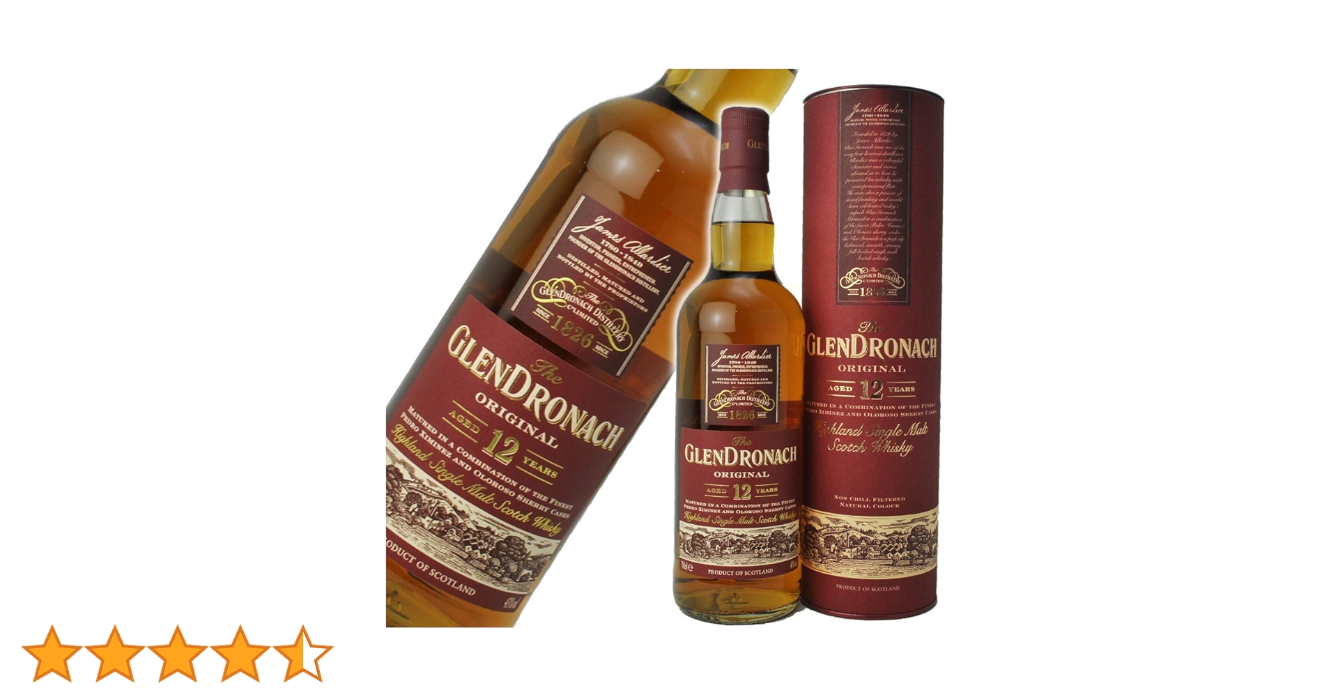 Amazon.co.jp: 【旧ボトル】グレンドロナック 12年 オリジナル オール